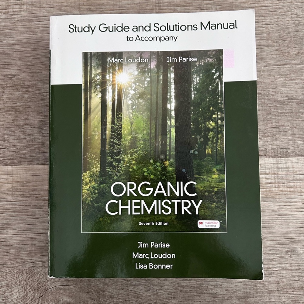 Organic Chemistry Study Guide and Solutions Manual